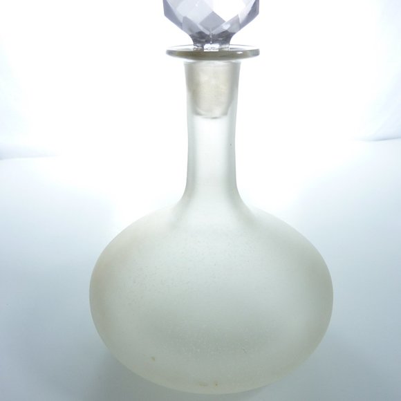 Vintage Blown Glass Decanter Genie Bottle - Picture 1 of 7